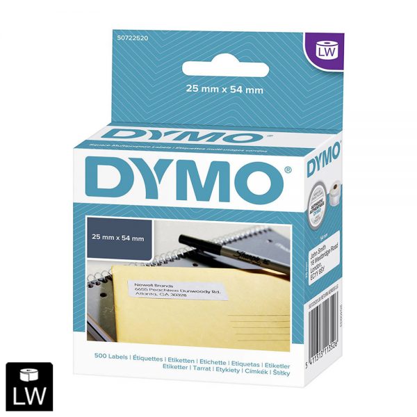 Nhãn in Dymo (LW) 25 x 54mm – Nhãn in địa chỉ đổi trả S0722520
