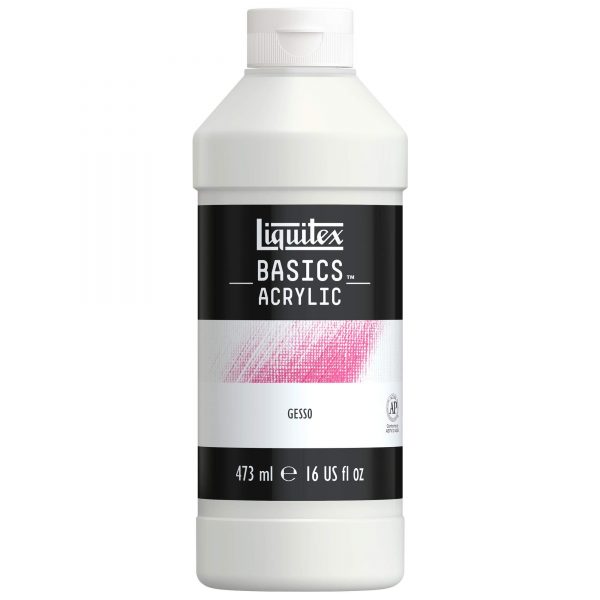 Sơn lót nền đa chất liệu Liquitex Acrylic Basics (Gesso) – 473ml (16Oz)