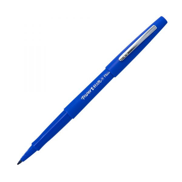 Bút lông Paper Mate Flair Felt Tip, Medium Point 0.7mm - Màu xanh dương (Blue)