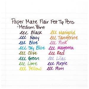 Bút lông Paper Mate Flair Felt Tip, Medium Point 0.7mm