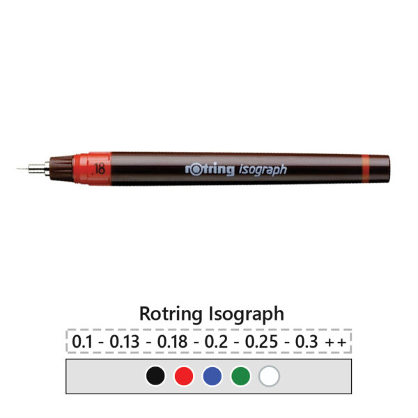 Bút kim kỹ thuật cao cấp Rotring Isograph