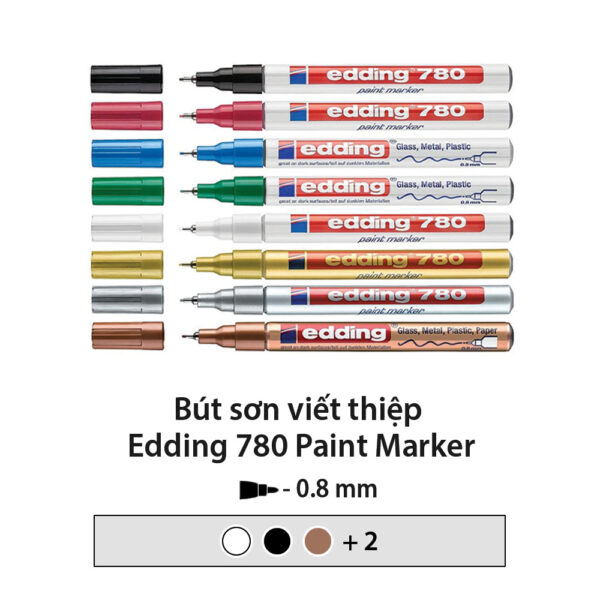 Bút Sơn Dầu Công Nghiệp Edding 780 Paint Marker